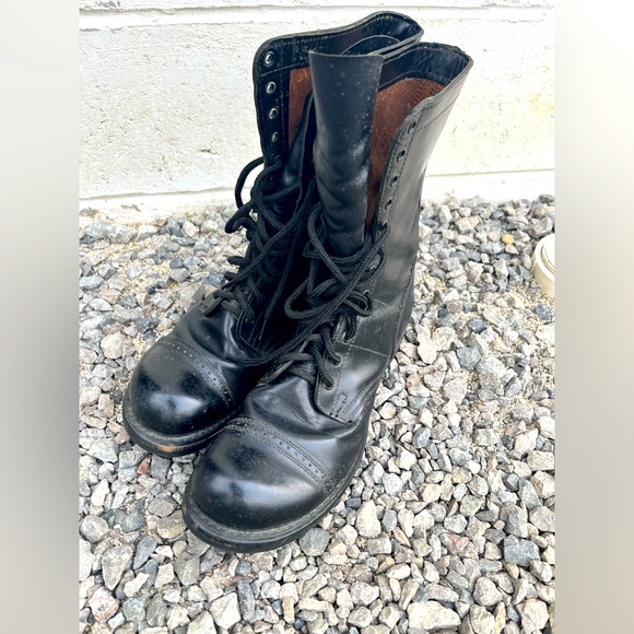 Double H Other - DOUBLE H Combat Boots Men’s Sz 10.5 GUC Mid Calf